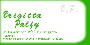 brigitta palfy business card